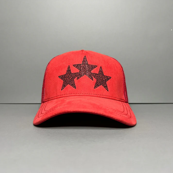 BARBAS HATS — ROCKSTAR RED