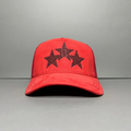 BARBAS HATS — ROCKSTAR RED