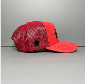 BARBAS HATS — ROCKSTAR RED