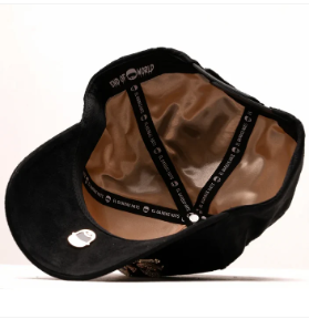 BARBAS HATS — ROSE GOLD SKULLS